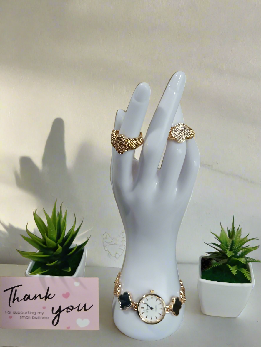 Reloj de clover de la suerte 🍀– Edición Bicolor