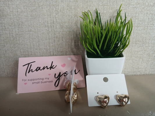 Argollas Dúo de Corazones – Amor Propio & Estilo en Oro Laminado 14k