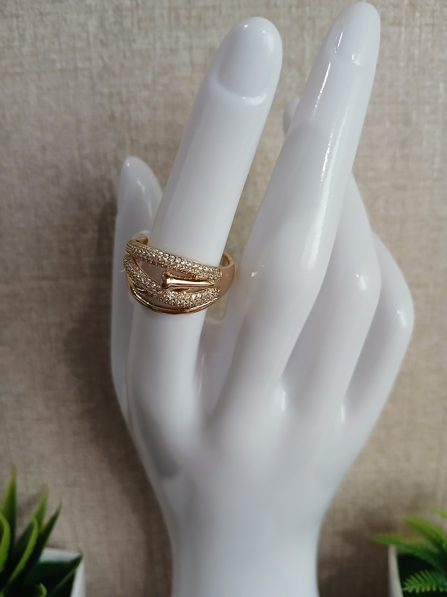 Anillo Doble Brillo