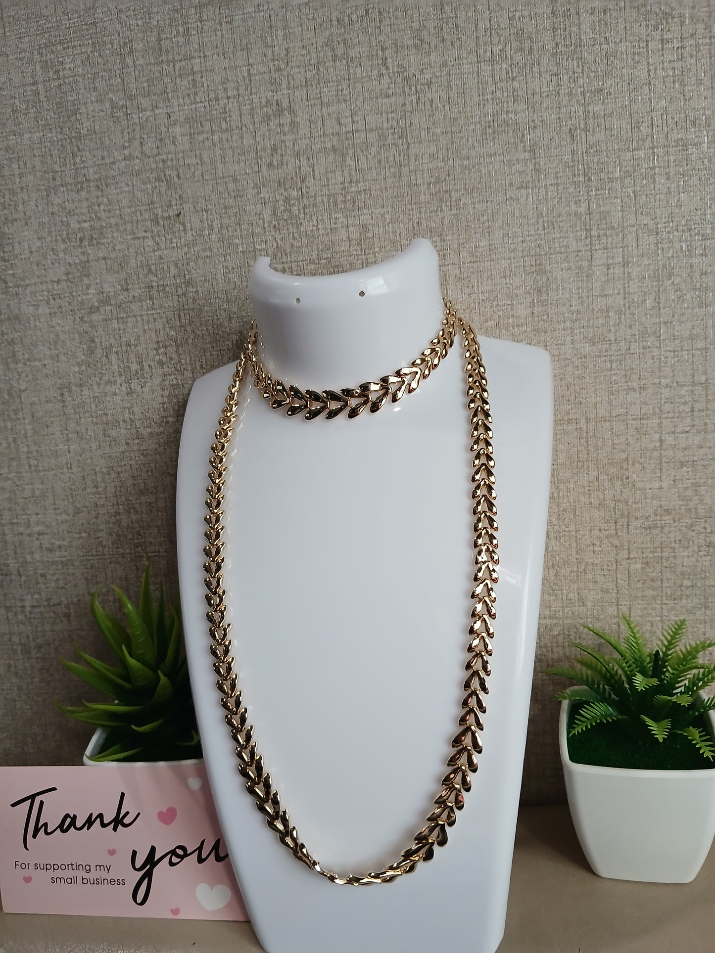 Luz Natural – Set de Hojas Doradas 18"