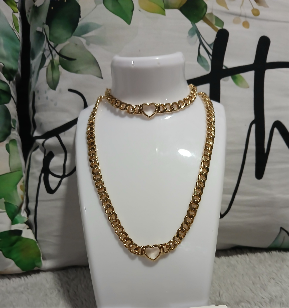 Corazón de Luz – Set Laminado 14K