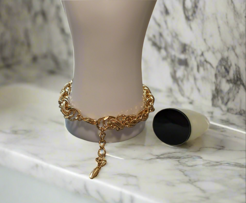 Pulsera Golden Link – Diseño Trenzado