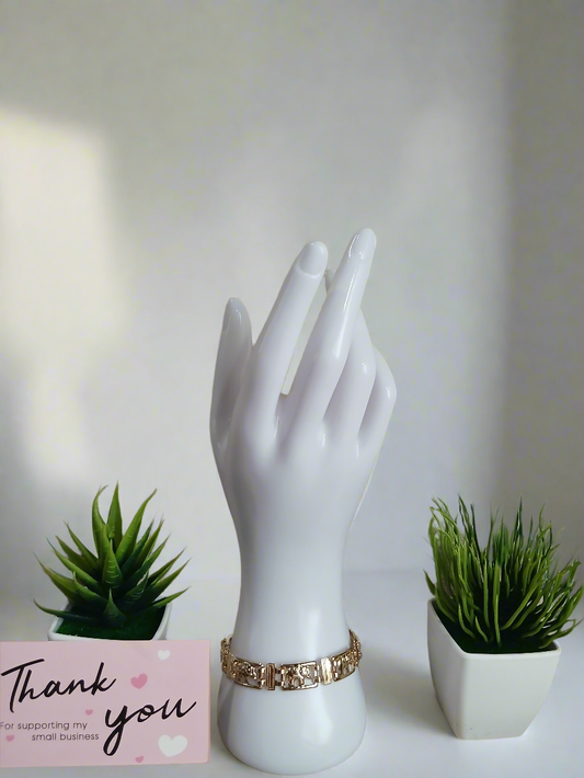Brazalete Guardian Dorado – Elegancia & Energía