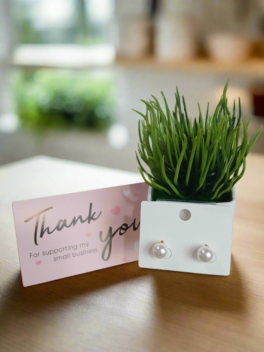 Aretes Perla Brisa – Delicadeza & Elegancia en Oro Laminado 14k