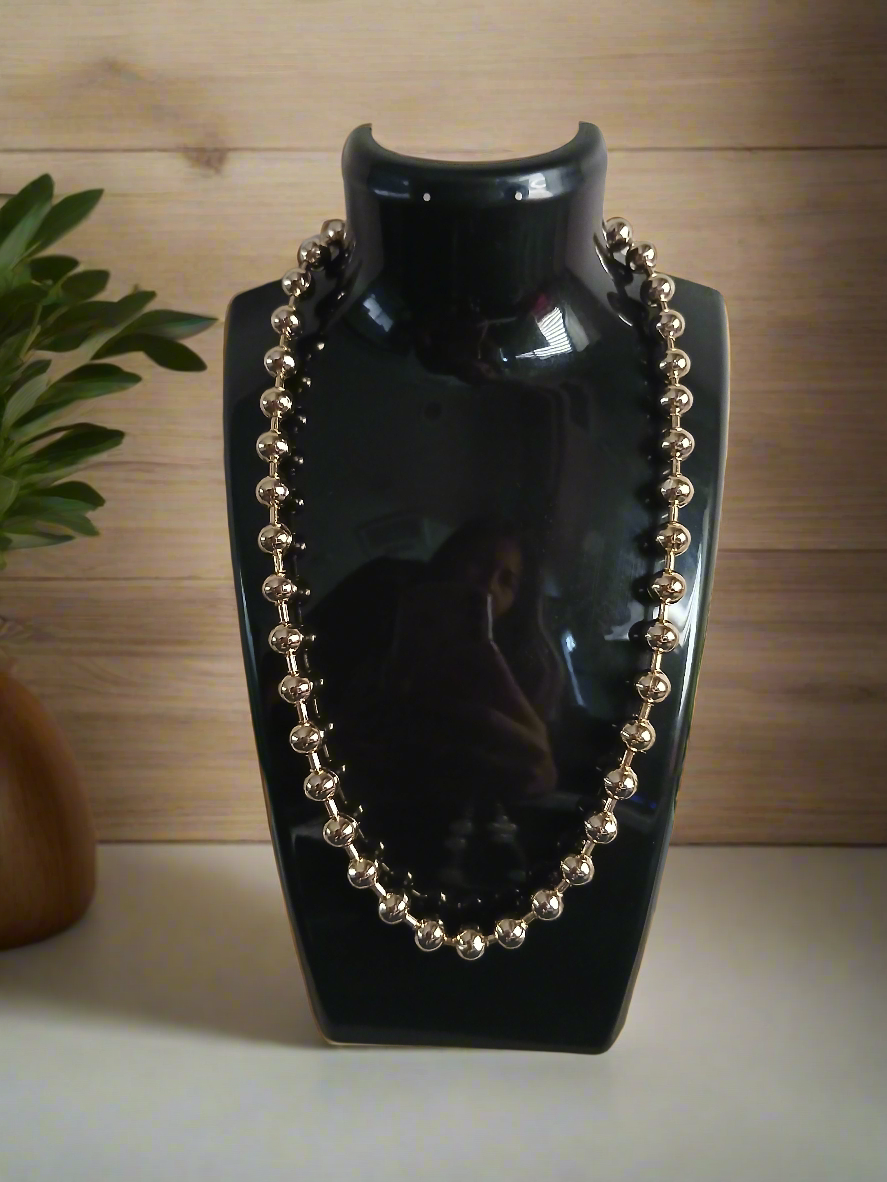 Cadena Miami Shine – Balines Laminados 14K