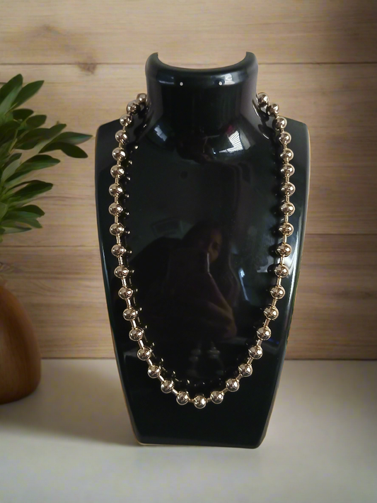 Cadena Miami Shine – Balines Laminados 14K