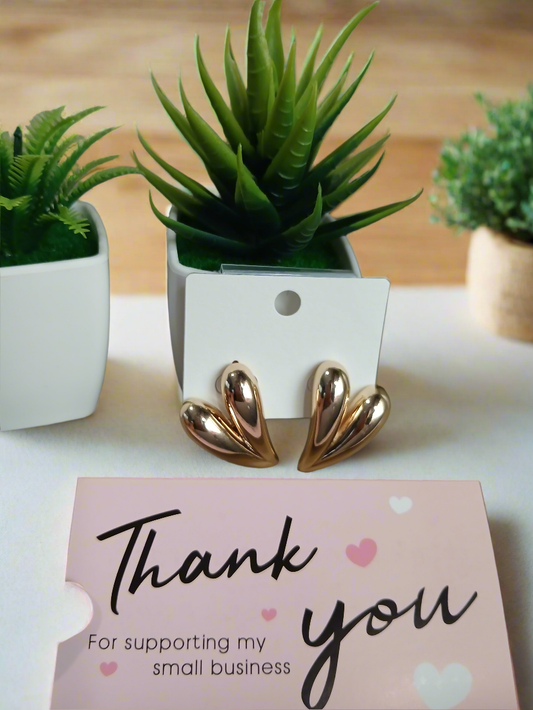 Aretes lágrimas dobles - Doble Elegancia en Cada Movimiento