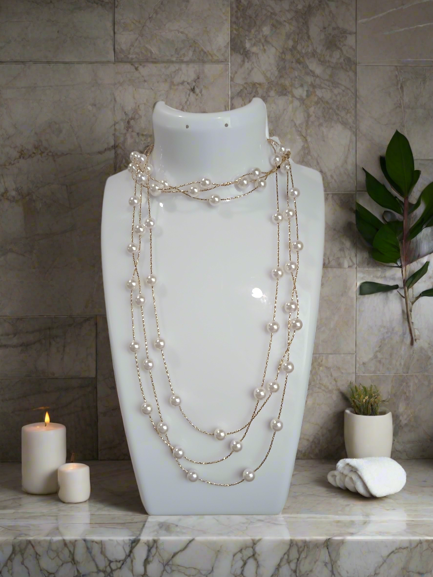 Luz de Novia – Collar y Pulsera Oro laminado 14k