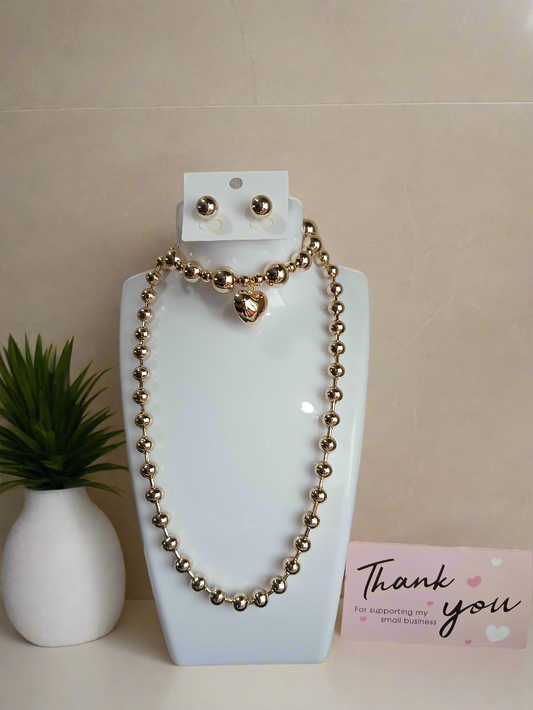 Set Balines Enamorados – Joyería en Oro Laminado