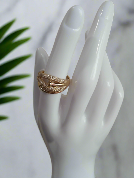 Anillo Doble Brillo