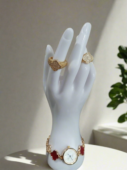 Reloj de clover de la suerte 🍀– Edición Bicolor