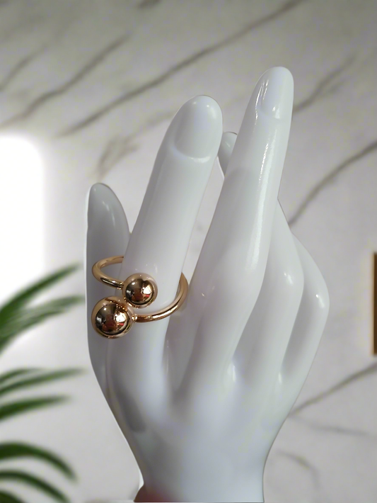 Anillo Dúo Dorado