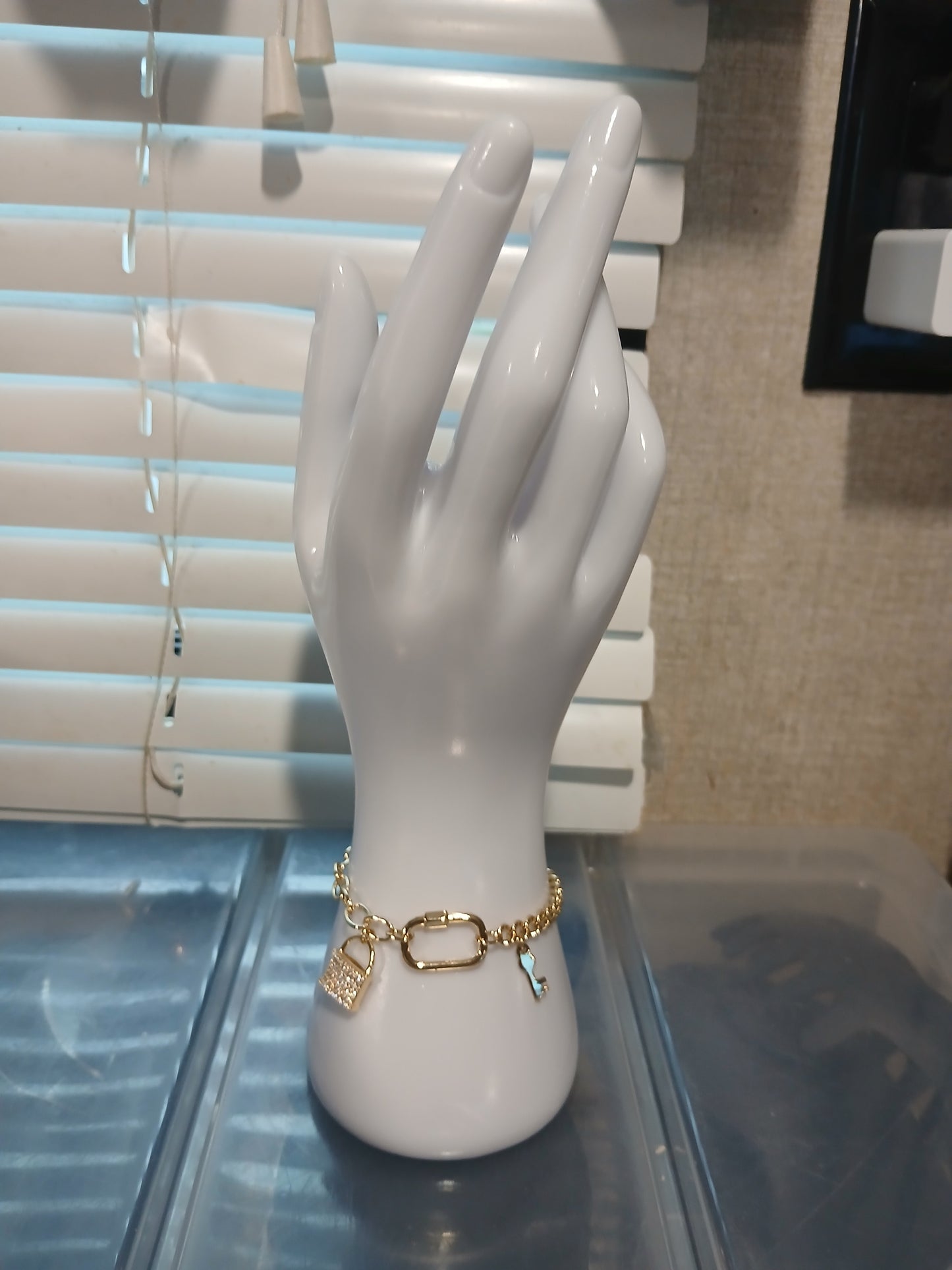 Pulsera Candado & Llave – Conexión y Protección en Oro Laminado 14k