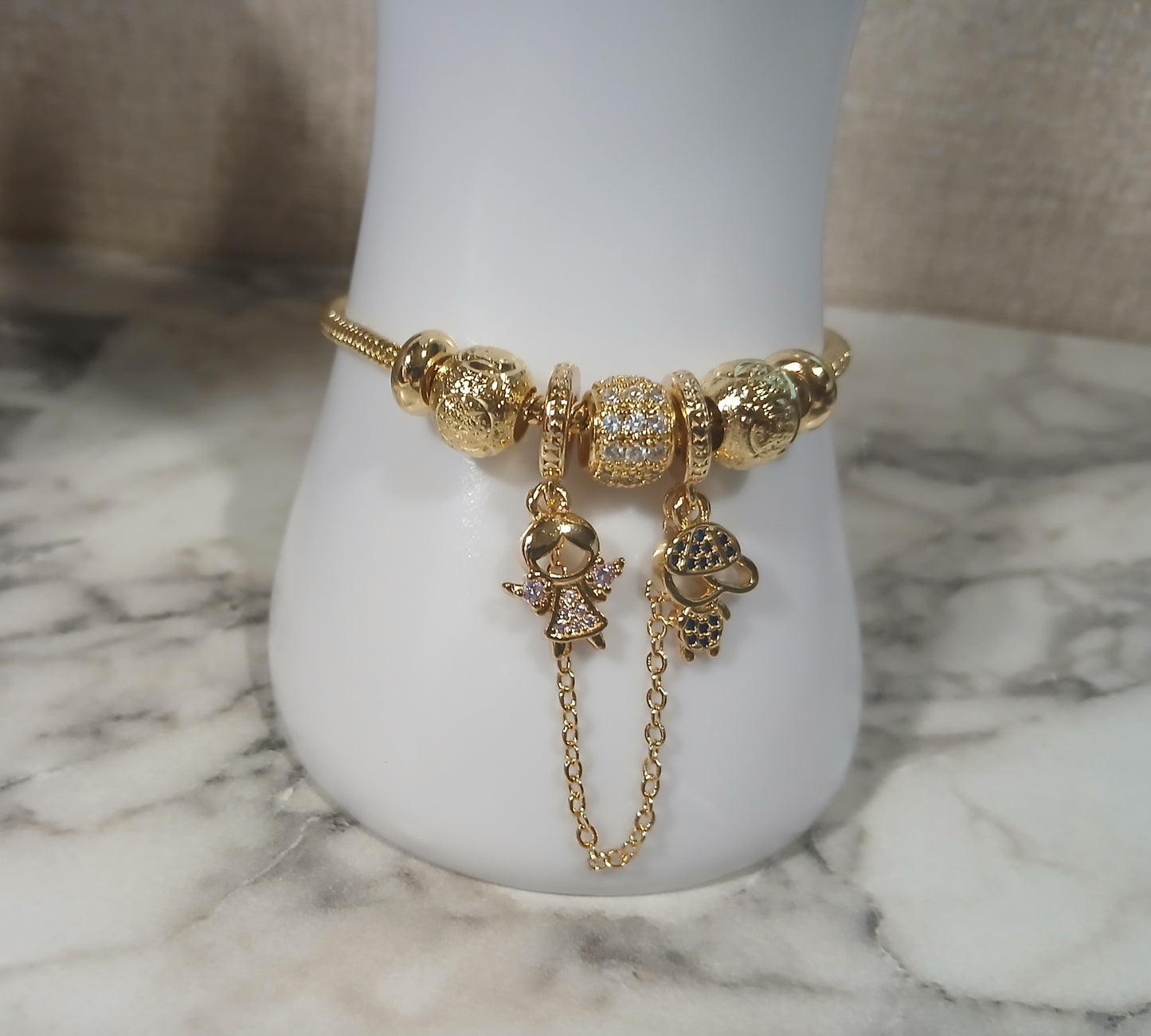 Pulsera Amor de Madre – Pandora Style con Dijes 👩‍👧