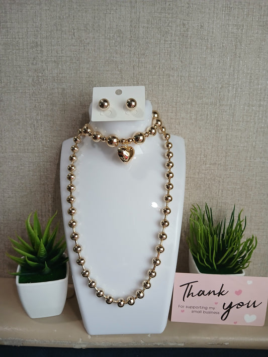 Set Balines Enamorados – Joyería en Oro Laminado